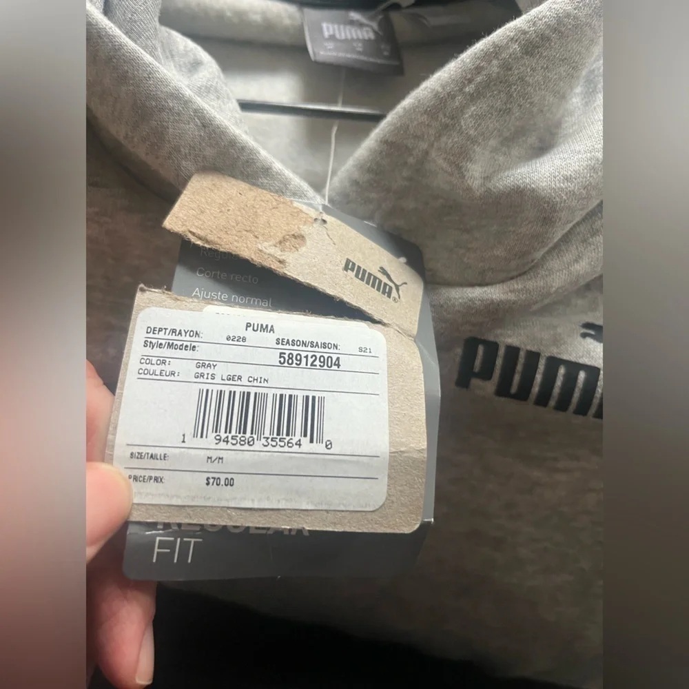 Puma Gray Hoodie Dress - Picture 6 of 6